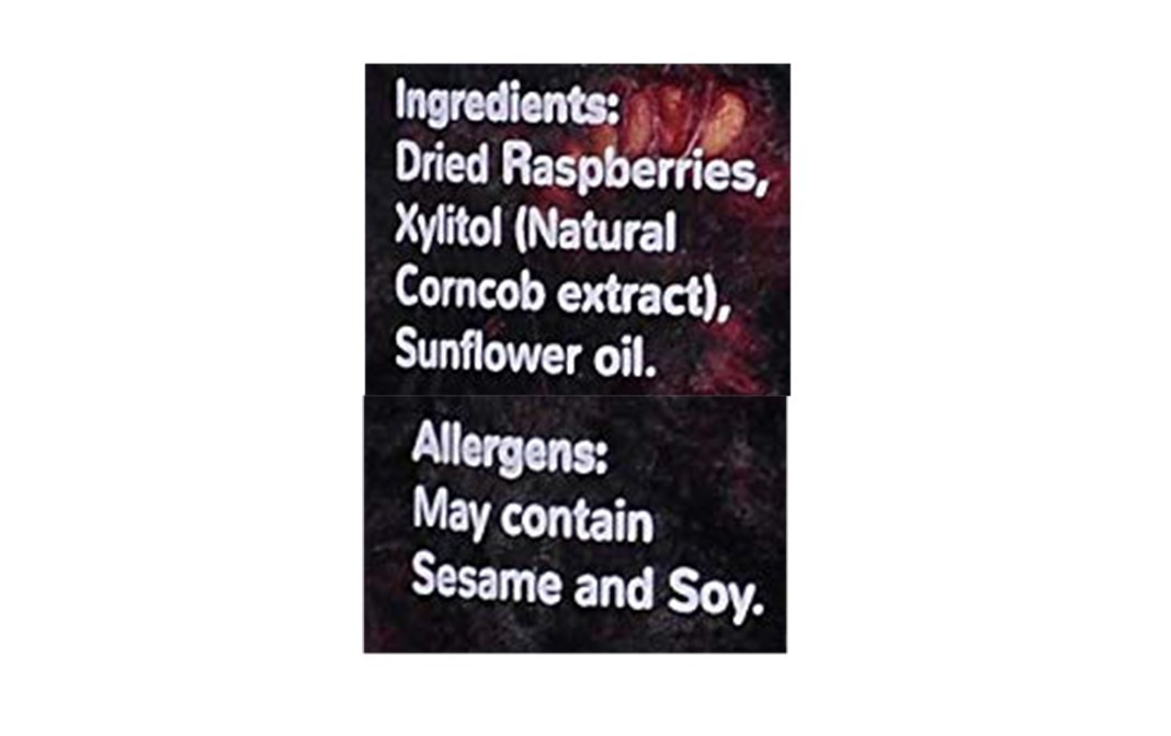 Flyberry Gourmet Radical Raspberries    Glass Jar  100 grams